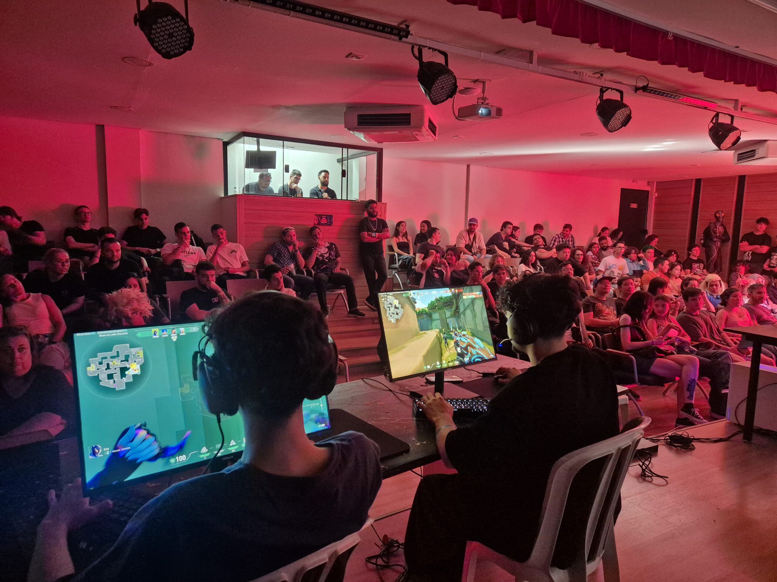 Final do campeonato de valorant, organizado pela EVOLUTION no Evento da Anime Arts em 2026.